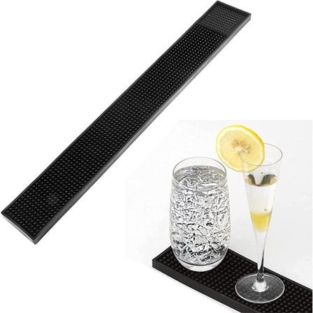 Silikone opvaskemåtte, dobbeltsidet opvaskemåtte der tåler opvaskemaskine, afløbsmåtte til flasker og mere