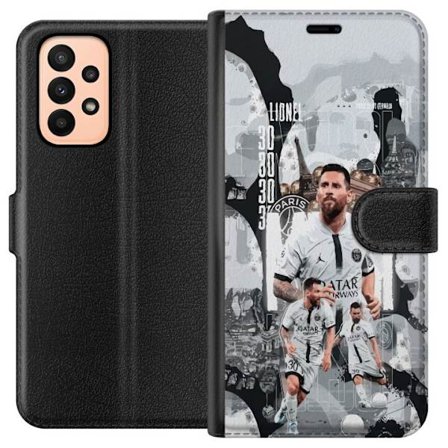 Yhteensopiva Lompakkokotelo Samsung Galaxy A23 Lionel Messi Inter Miami Argentiina moninkertainen Ballon d'Or-voittaja ja ikoni, joka jatkaa hallitsem
