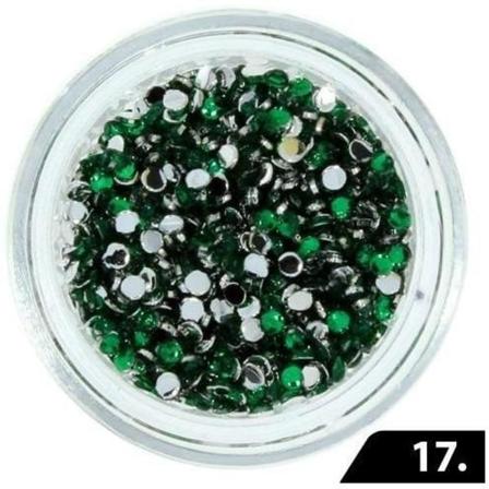 Zirkon stenar (Glas) - 1,5 mm - 200 st - 17 Grön