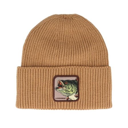 Skillfish - Brun cuff Beanie - Laxborre Recycled Brown Oversized Cuff @ Hatstore