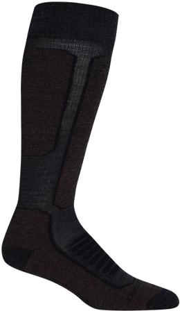 Icebreaker - Ski+ Medium OTC - Naisten - sukat - Jet Heather/Espresso/Black - Naisten