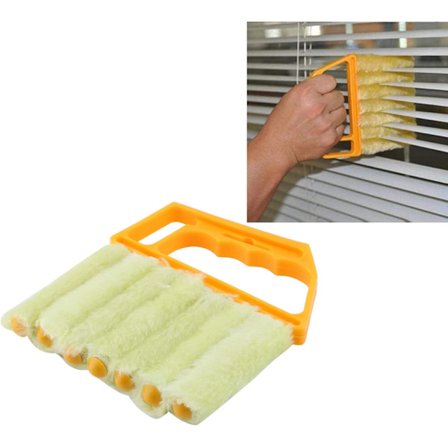 Persienne Rengøringsbørste Vaskbar og Rustbestandig Persienne Rengøring Duster Egnet til Rengøring af Skodder, Vertikal Aircondition