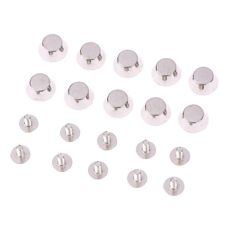 10 sæt metaltaske nitter til gør-det-selv-lædernitter Taske Wear Protecti