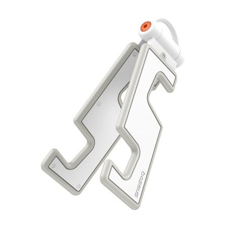Baseus Bærbart fold-ud telefonstativ - hvid
