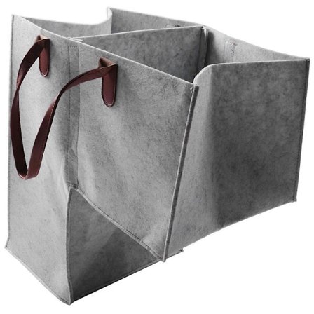 Portaiden kori kahvoilla - 4mm - Ympäristöystävällinen Premium-huopaportaikkokori matto- ja puuportaille