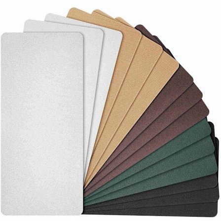 15 stk strykejern-på reparasjonsstoff 4,92 x 11 tommer Strykejern på klærlapper Strykejern på reparasjonssett for reparasjon av bukse lommehull