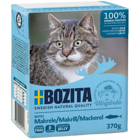 Bozita Katt - Makrell i gelé 370 g - Katt - Kattefôr & kattemat - Våtfôr og våtmat - ZOO.no