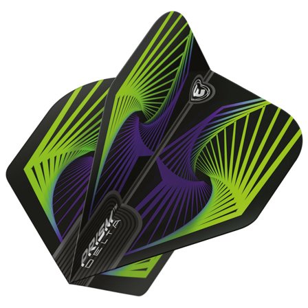 Winmau Prism Delta groene & blauwe dartvleugels | Winmau.com