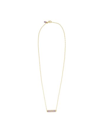 Vip Candy Tag Necklace Purple Design Letters