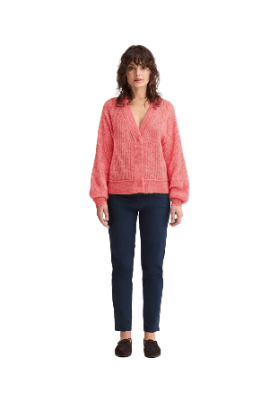 Newhouse Alicia Mohair Cardigan Tröjor Dam Rosa L