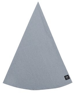 Bordsduk rund enfärgad chambray Hedvig Grå - 160 cm - Recycled by Wille