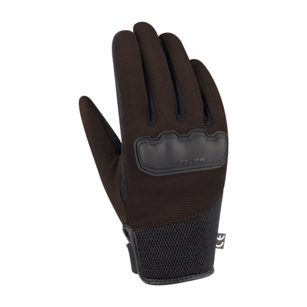 Motorradhandschuhe Segura Eden Schwarz/Braun S