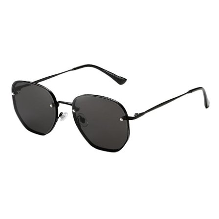 Polariserade solglasögon Polariserad hexagon solglasögon hexagon platta lins solglasögon kvinnor herr polygon fyrkantiga solglasögon Uv400 skyddande 