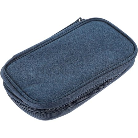 Reseförvaringsväska Elektronisk Organizer Kompakt Kabelhållare för Reseladdare Power Bank Mörkblå