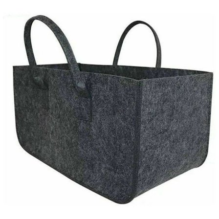 Brændekurv og brændesæk brændeholder lærred pejs brænde bæretaske ekstra stor brændebærer indendørs brændekurve til camping filt taske