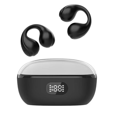 352 (Svart) Trådlöst Gaming Headset Tws Hörlurar Brusreducerande Vattentät