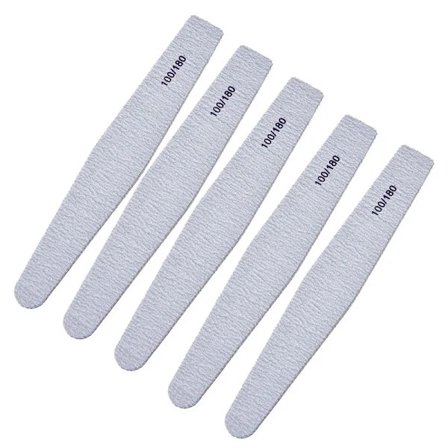 1 stk. eller 5 stk. eller 10 stk. Manicure Pedicure Buffer Blok Neglelak Polerings Buffere Neglekunst Fil Neglebuffer Sandpapir Slim Sæt Kit