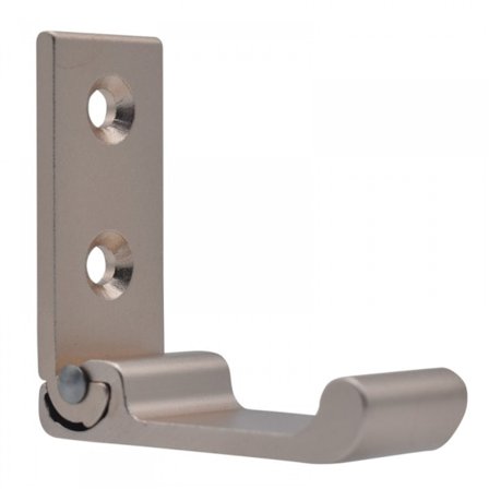 4 stk. Massive gardinstangbeslag i træ til tunge gardinstænger