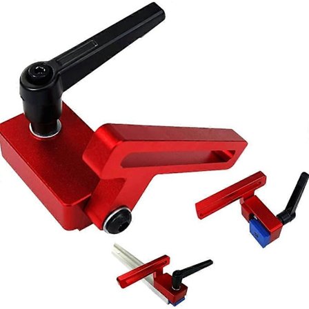 45 Typ Geringsspårstopp, 45 Typ Geringsspårstopp T-spår Träbearbetning DIY Manuellt Verktyg Aluminiumlegering Skyddande Geringsverktygsguide Skena 