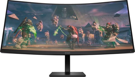 HP OMEN 34 tum WQHD 165 Hz välvd Gaming-skärm – OMEN 34c, 197029618757