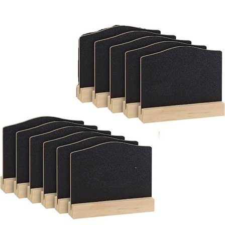 12 stk Creative Håndmalt Liten Tavle Slettbar DIY