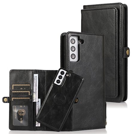 Samsung Galaxy S21 - Professionellt Praktiskt 2-1 Plånboksfodral