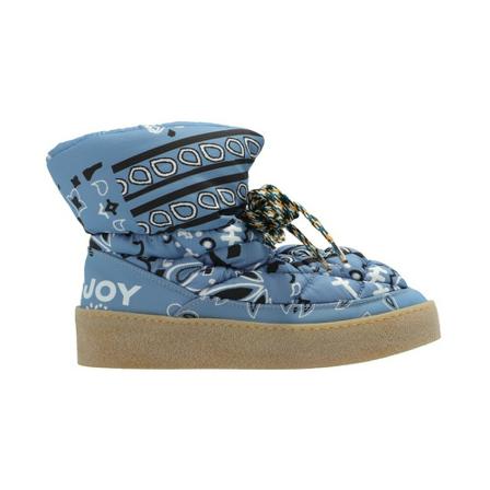 Khrisjoy, Snow boots with paisley motif Blauw, Dames, Maat:41 EU
