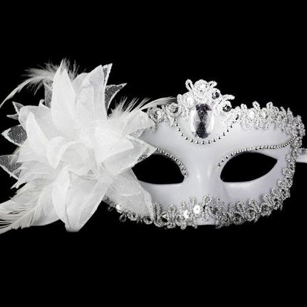 Sexy Diamond Venetian Mask Venezia Feather Flower Wedding Carniv