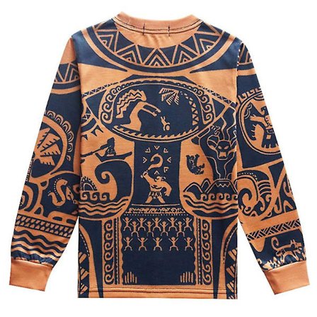 Moana Maui Kostym Pyjamas Set Barn Pojkar Nattklänning Sovkläder Outfit