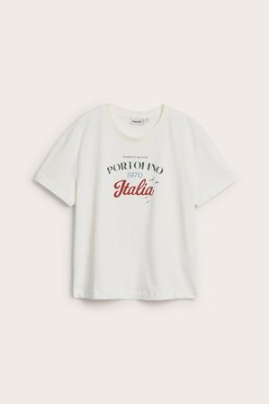 Kappahl | T-shirt med tryck | Vit