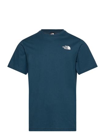 M S/S Box Nse Celebration Tee Sport Men Sports Clothes Sport Tops Sport T-shirts Blue The North Face