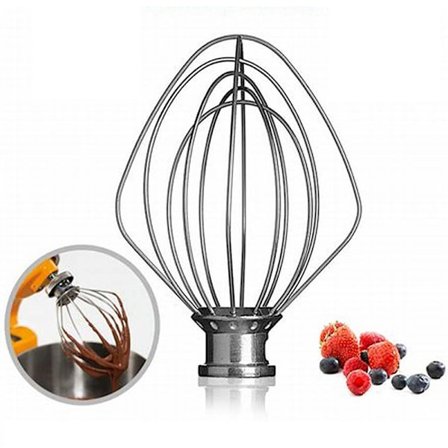 Rostfritt stål Wire Whip elektrisk mixertillbehör