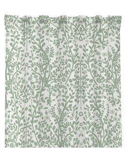 Multibandslängd Hedda med tryckt lövmönster 2-pack Ljusgrön - Redlunds