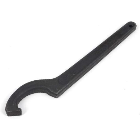 Svart 28-32mm Håndverktøy Krok Justerbar Skiftenøkkel i Karbonstål -XM2-