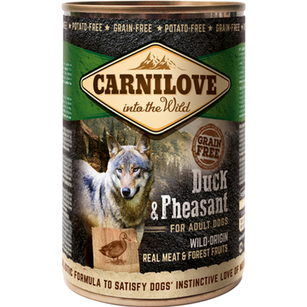 Carnilove - Hund Villkjøtt av and og fasan 400 g - Hund - Hundefôr & hundemat - Våtfôr & våtmat - ZOO.no