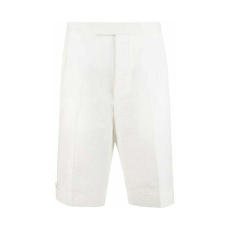 Thom Browne, Shorts Biały, Mężczyzna, Rozmiar: L