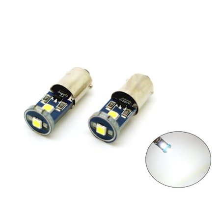 BA9S Canbus 6000k Led 2-pack T4W xenonlook 100 lumen
