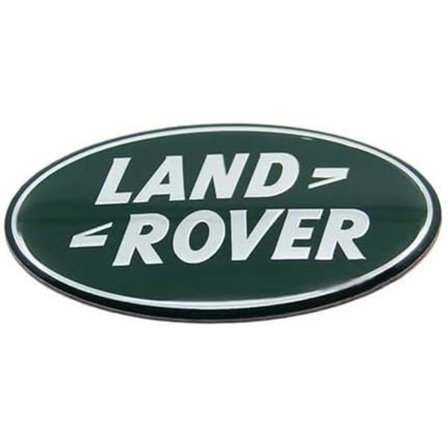 Bil Styling Badge Logo Klistremerke, Front Grill Bagasjerom Emblem Klistremerker for Land Rover Discovery Sport Range Velar Evoque Defender, Grønn-