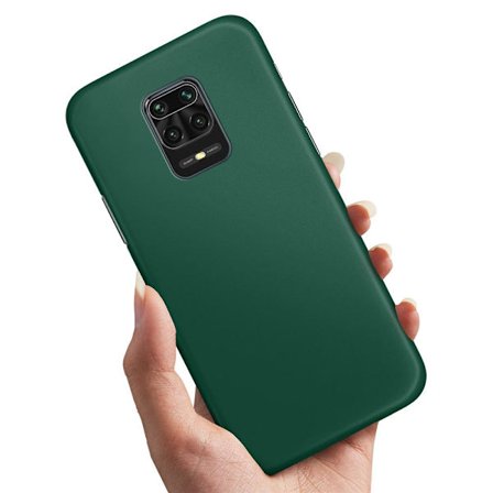 Xiaomi Redmi Note 9 Pro - Cover/Mobilcover Mørkegrøn Mørkegrøn
