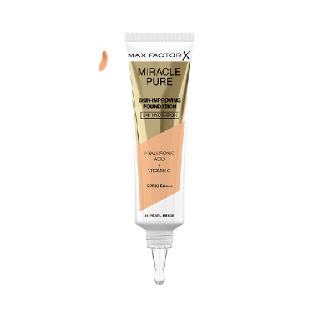 Max Factor Miracle Pure Foundation Unisex Beige 30