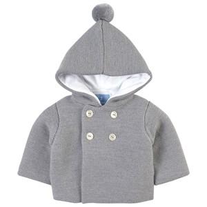 Jacadi Grey Knit Hooded Cardigan 3 months - Coats and jackets - 3 months - Grey