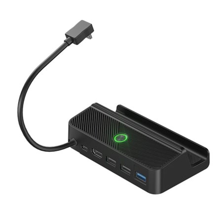 5 in 1 HDMI-yhteensopiva videosovitin Steam Deckille TV Video Converter Kannettavat laturit Telakka Steam Deck -konsoliin