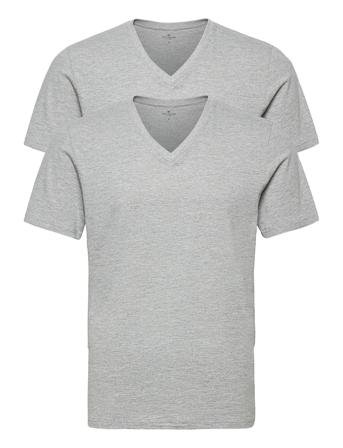 Double Pack T-shirts Short-sleeved Harmaa Tom Tailor