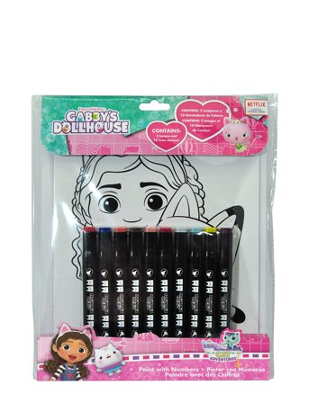 Euromic | Gabby's Dollhouse, Mal Efter Tal | ONE SIZE