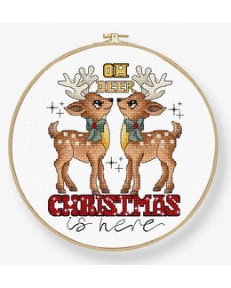 Kirjontasarja Tableau Joulun tulo