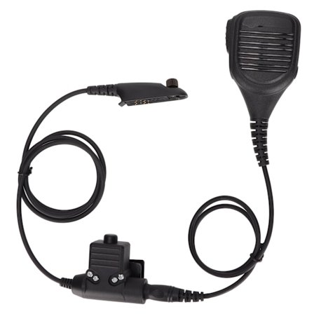 7,1 mm handhållen mikrofon Plug and Play Walkie Talkie axelmikrofon med U94 PTT för MOTOROLA GP338 GP‐328 GP‐340 GP‐380