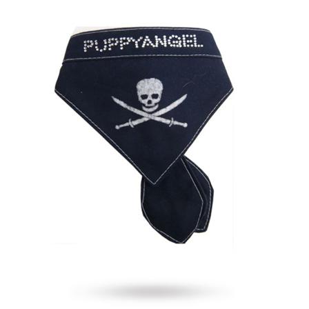 Pirate Scarf Navy - Scarfes, Charms & Halsbandssmycken, Draglinor, Läder- & Textilhalsband på Doggie.se
