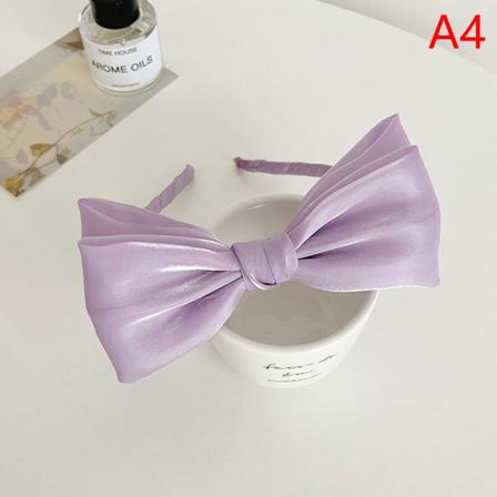 N Version Sweet Gentle White Mesh Bow Headband Female French St