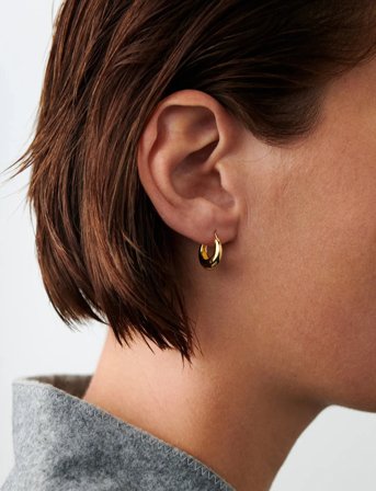 Pernille Corydon Small Atlas Earrings - Gold - ONE SIZE