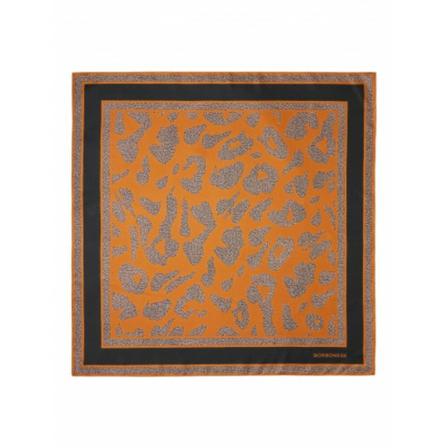 Borbonese, Silky Scarves Oranje, Dames, Maat:ONE Size